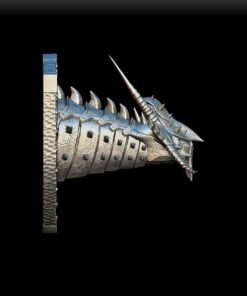 87 Chardalyn Dragon Trophy Bust right profile – resin collectible model