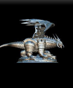 87 Chardalyn Dragon Full-Body angle profile – collectible dragon sculpture