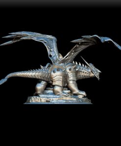 87 Chardalyn Dragon Full-Body right profile – collectible dragon sculpture