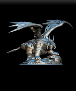87 Chardalyn Dragon Full-Body full view – 12-inch resin collectible miniature