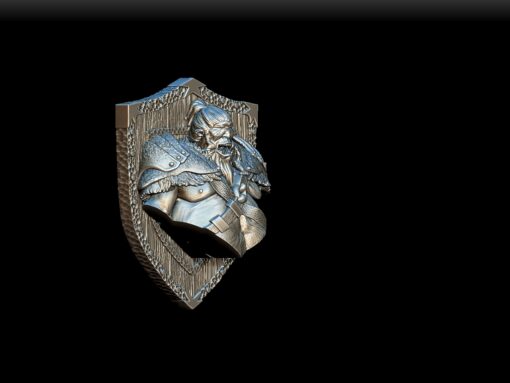 88 Cyclops Trophy Bust angled view – Monstrous Menagerie Collectible Miniature