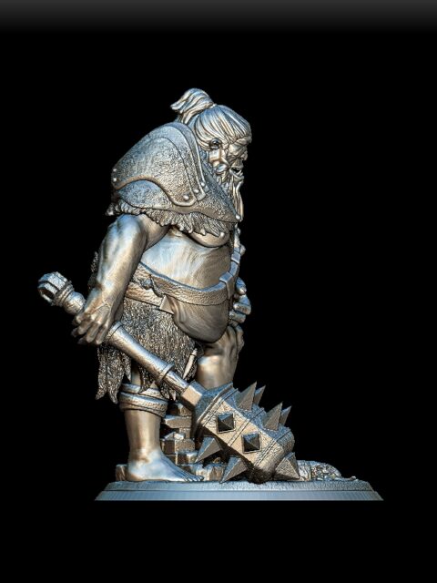 88 Cyclops Full-Body right profile – detailed tabletop model