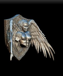 89 Harpy Trophy Bust angled view – Monstrous Menagerie Collectible Miniature
