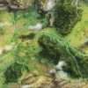 Anglo-Saxon inspired valley town fantasy map — Brycshire archival canvas