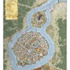 onigsheim sprawling metropolis fantasy map archival canvas