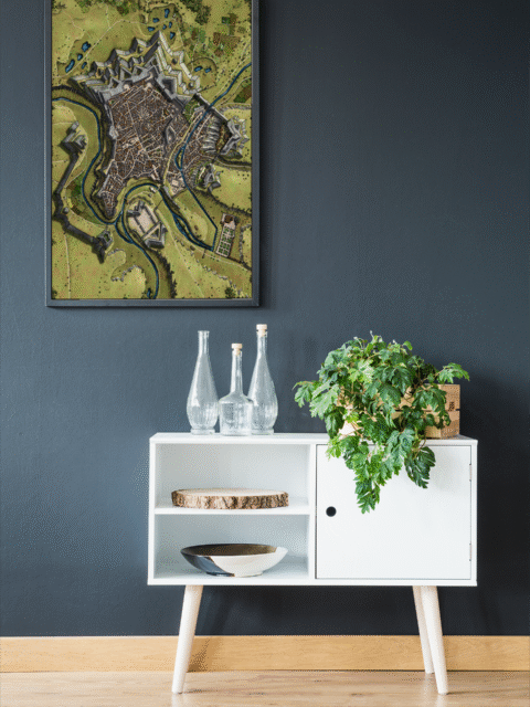 Luxemburg Star Fortress Fantasy Map Recolor by Alex featuring vibrant hues and enhanced architectural detail.