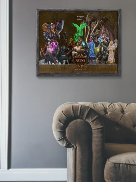 RPG archetypes displayed together in one scene