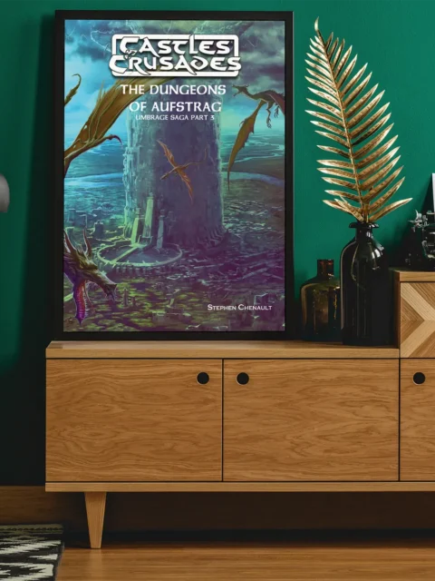 Fantasy roleplaying game cover art with massive tower