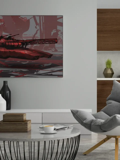 Advanced battle tank concept artwork