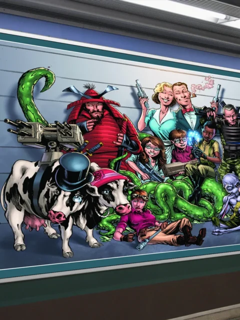 Ensemble lineup of characters from Escape From Dulce