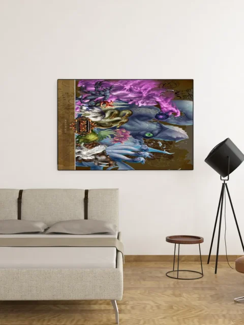 Paths World of Adia monster collection artwork