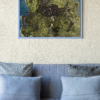Critwall City Fantasy Map – Archival Canvas Print displayed on wall
