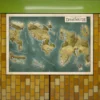 Fantasy world map of Draumeth showing multiple continents and oceans