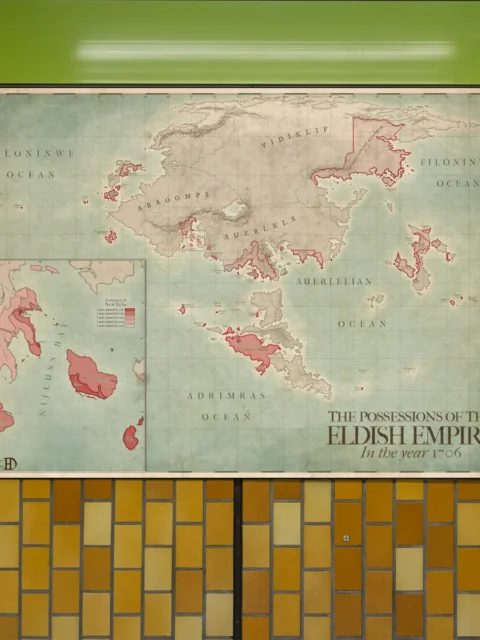 Daniels Maps illustration of the Eldish Empire’s holdings across Elda