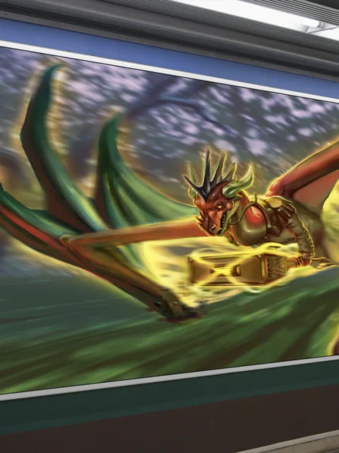 Glowing chest secured by bands of magical energy