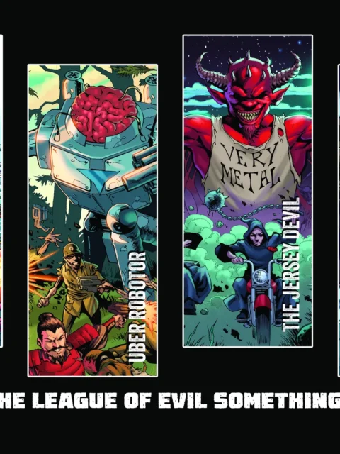 League Of Evil Somethings villain lineup artwork