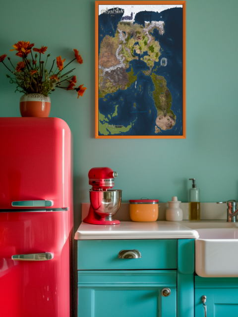 Top-down view of the Meyerhawk fantasy world layout