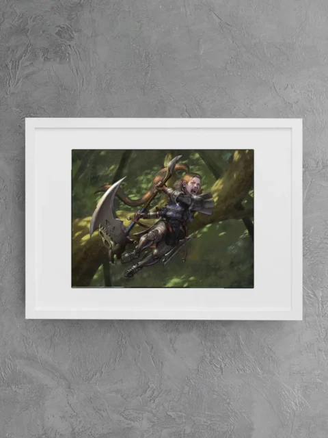 Nayaleeta woodland strike canvas during airborne attack