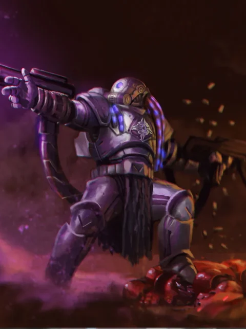 ORWAR armored warrior firing twin weapons