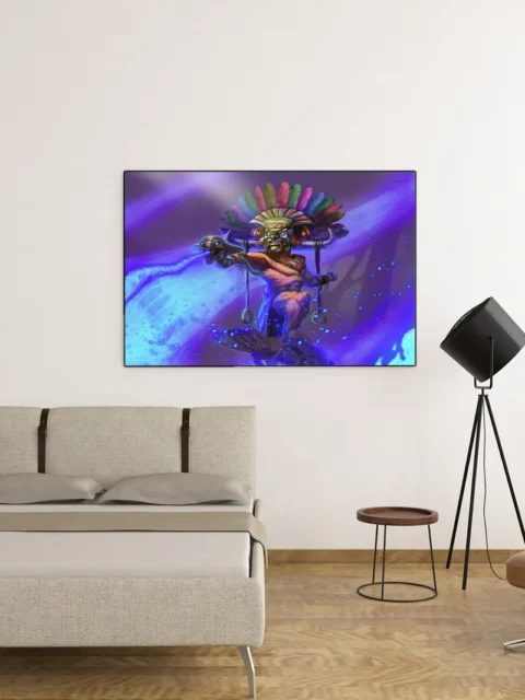 The Smunchy arcane deity artwork in ritual stance