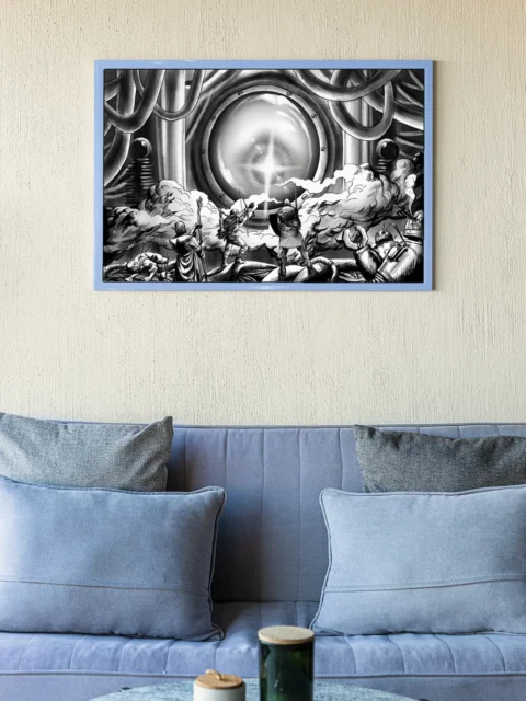 Great Eye arcane siege wall art with ambush