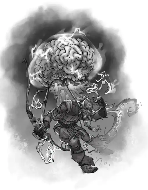 Brain Devourer Canvas Art - Planet X Games Fantasy Print