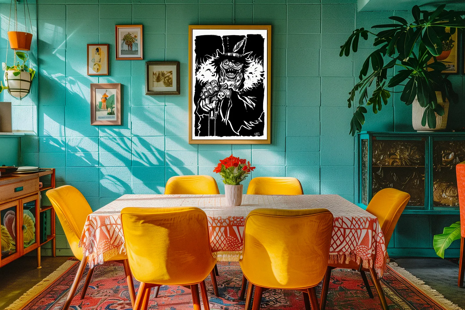 High-contrast fantasy portrait with dark tones