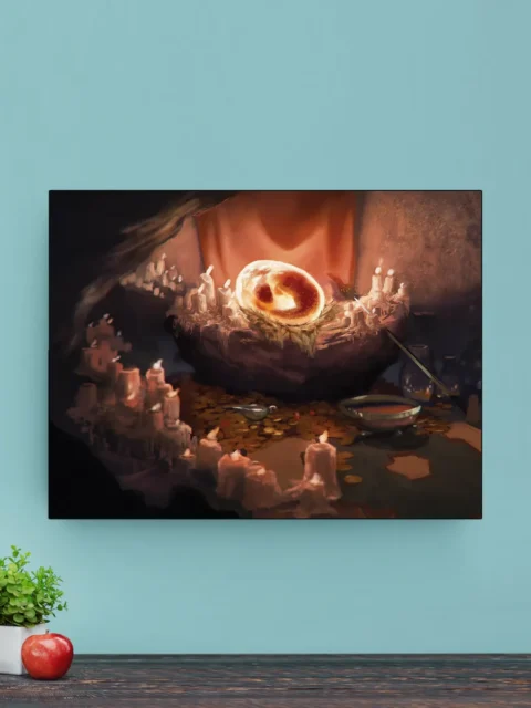 Dragon Kobolds fantasy environment artwork in a hidden lair