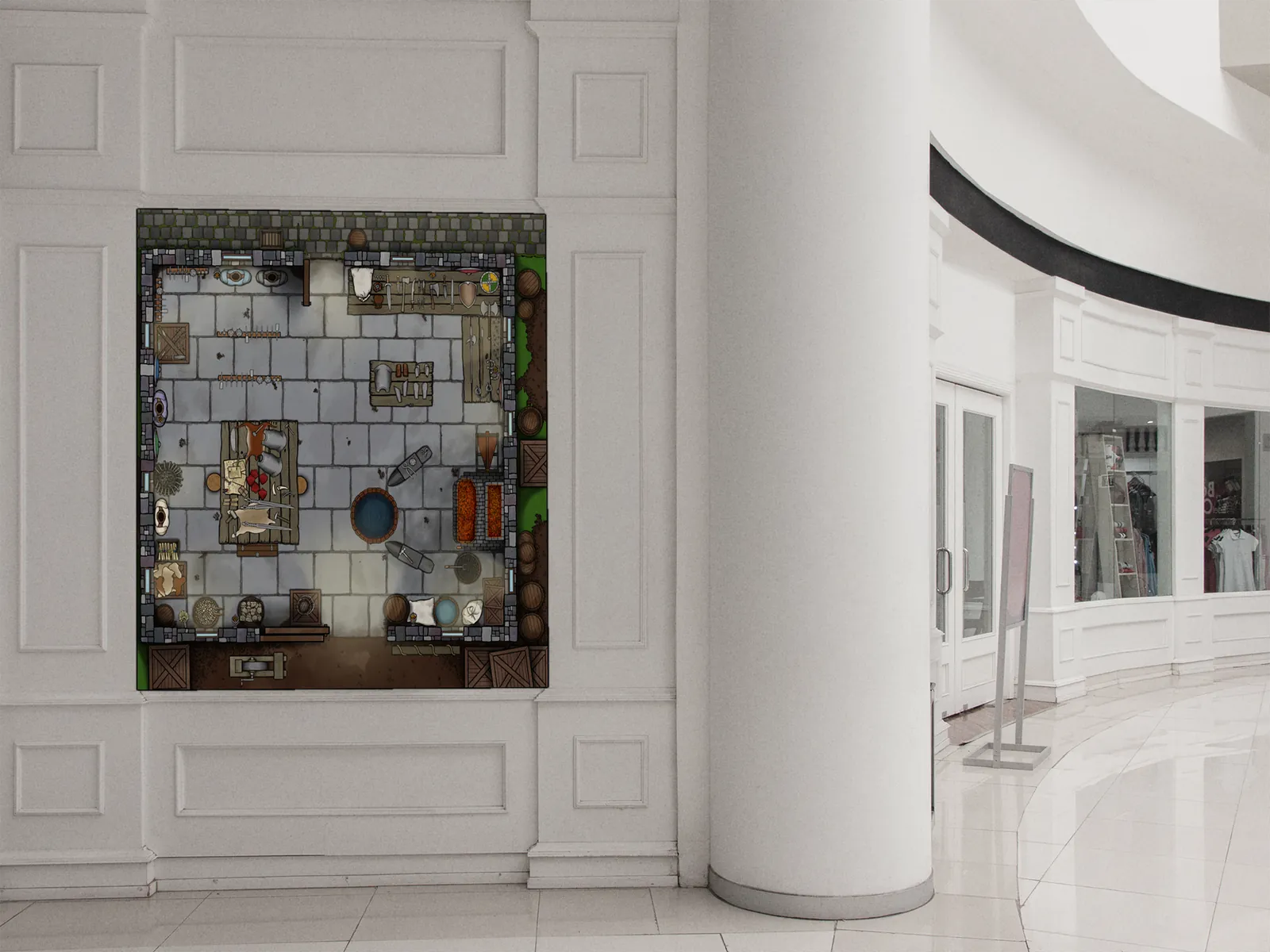 Dueling Anvils Summer Day Forge Encounter Art in daylight