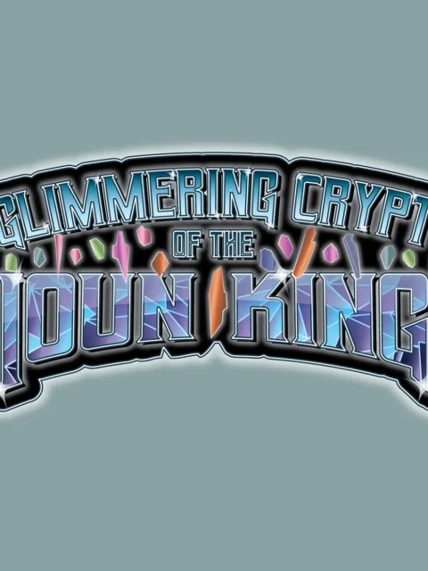 Glimmering Crypt Ioun King logo gallery print with crystal facets