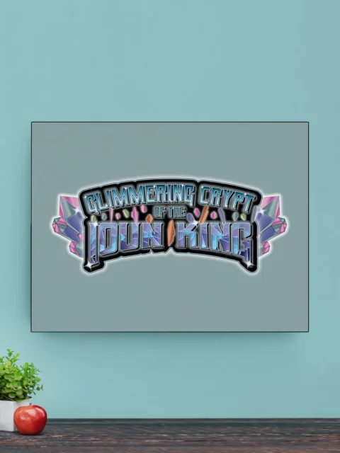 Glimmering Crypt Ioun King logo gallery print as a fantasy emblem
