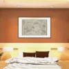 Detailed Kroako ancient world map canvas with regions
