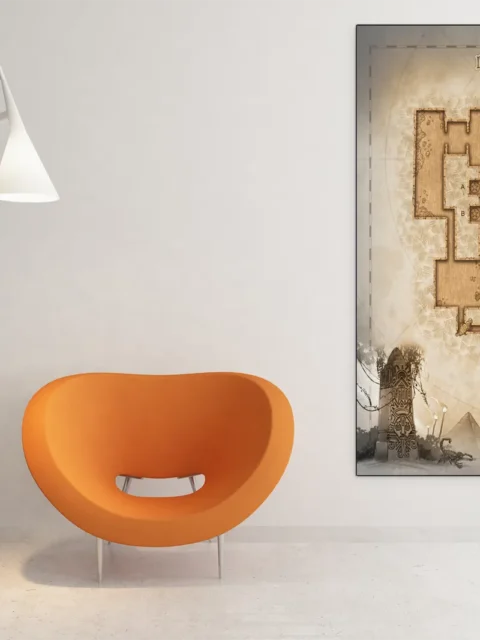 Mummy Bride Level 2 fantasy art print with deeper chambers