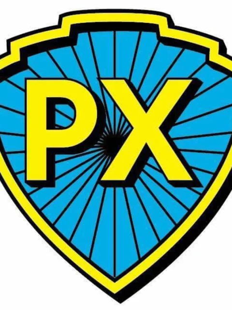 PX Logo fantasy canvas artwork shield emblem
