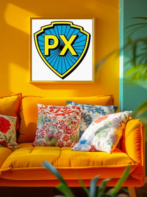 PX Logo fantasy canvas artwork graphic design