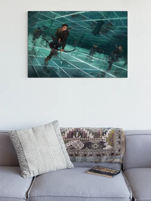 Perplexing Puzzles fantasy canvas artwork depicting reflective geometry