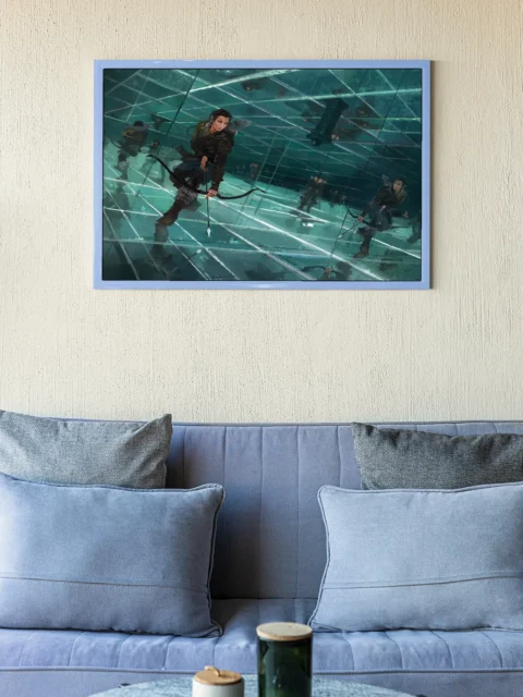 Multiple reflections crossing angular surfaces