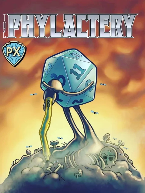 Phylactery 2 Cover fantasy canvas artwork surreal figure