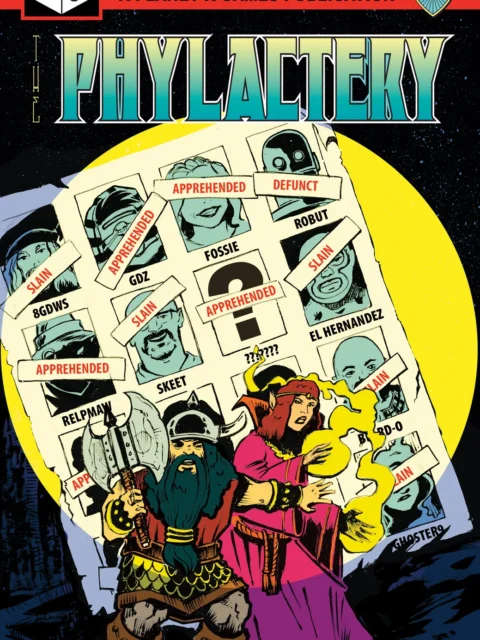 Phylactery 3 Cover fantasy canvas artwork dramatic scene