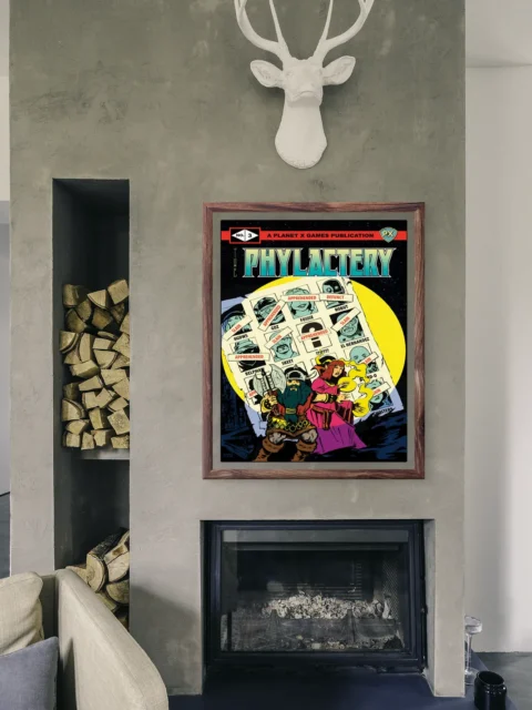 Phylactery 3 Cover fantasy canvas artwork wanted records