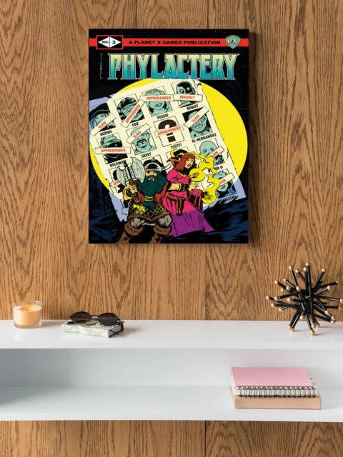 Phylactery 3 Cover fantasy canvas artwork adventurers