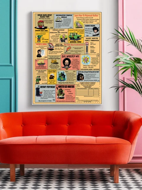 Planet X Mailaway Ad fantasy canvas artwork retro style