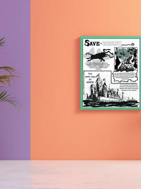 Hand drawn creature silhouette in ink