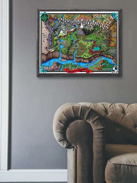 Dense forests contrasted against expansive desert regions