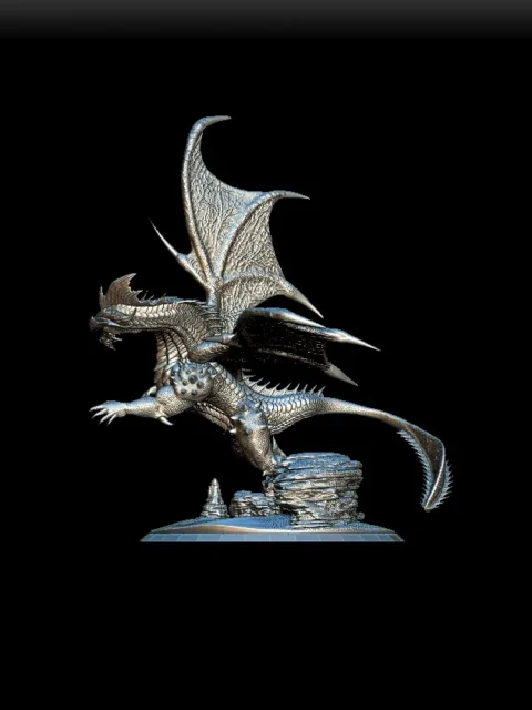 Left Profile emphasizing tail curve and dorsal spine alignment