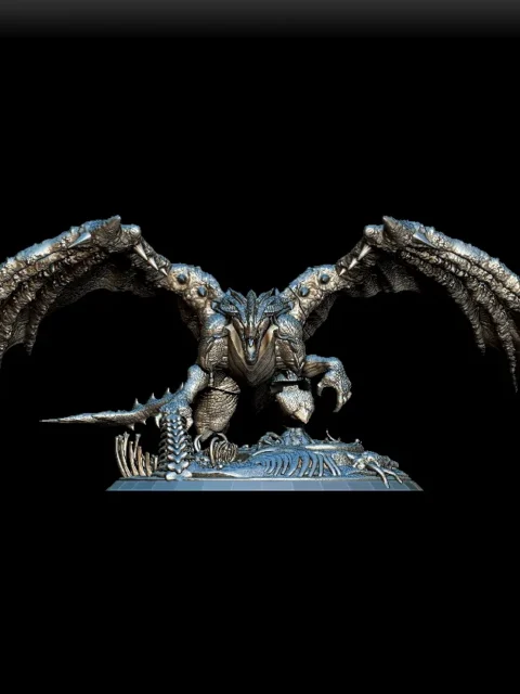 Detail View focusing on scale texture, horn structure, and bone base definition