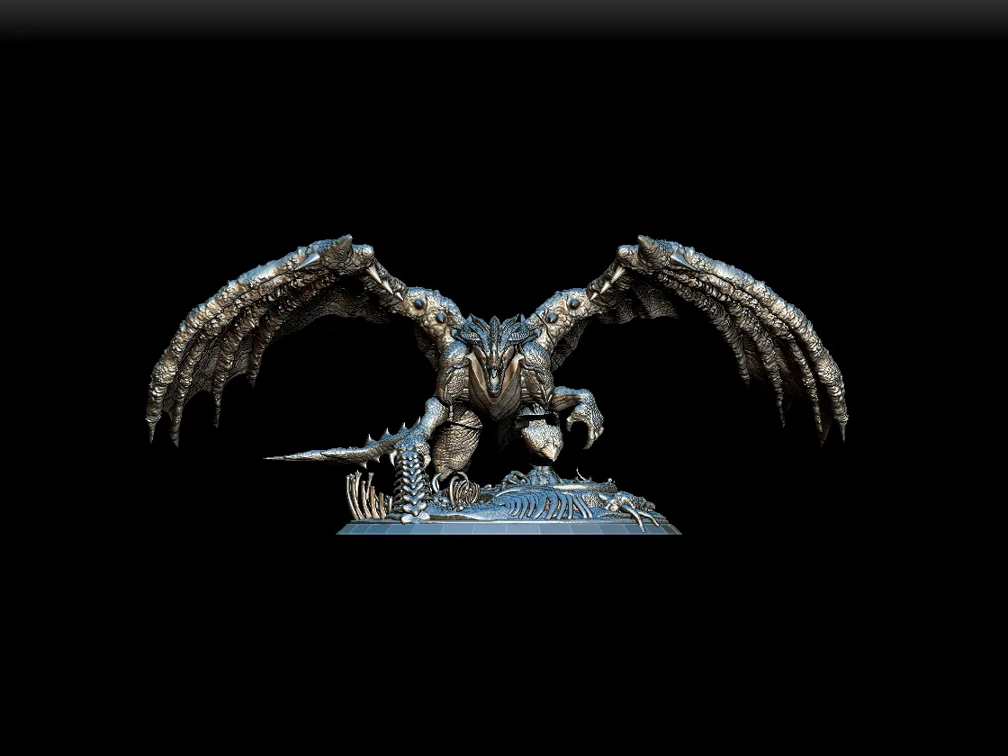 Detail View focusing on scale texture, horn structure, and bone base definition