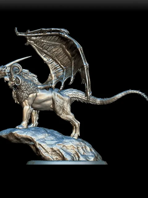 Left Profile emphasizing tail position and wing membrane detail