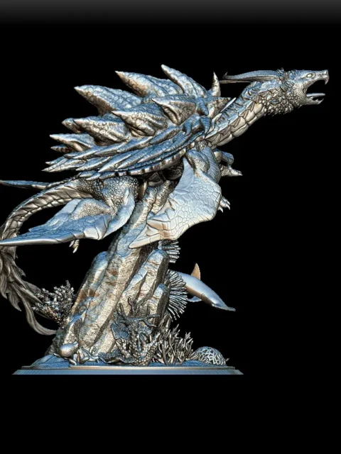 Right Profile highlighting flipper extension and reef texture