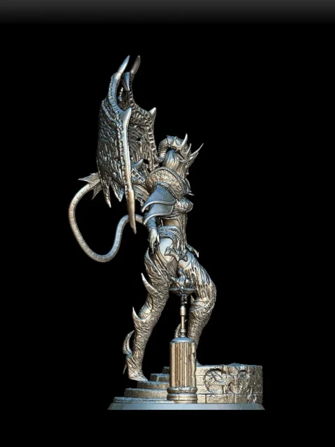 Right Profile highlighting wing curvature and brazier detail